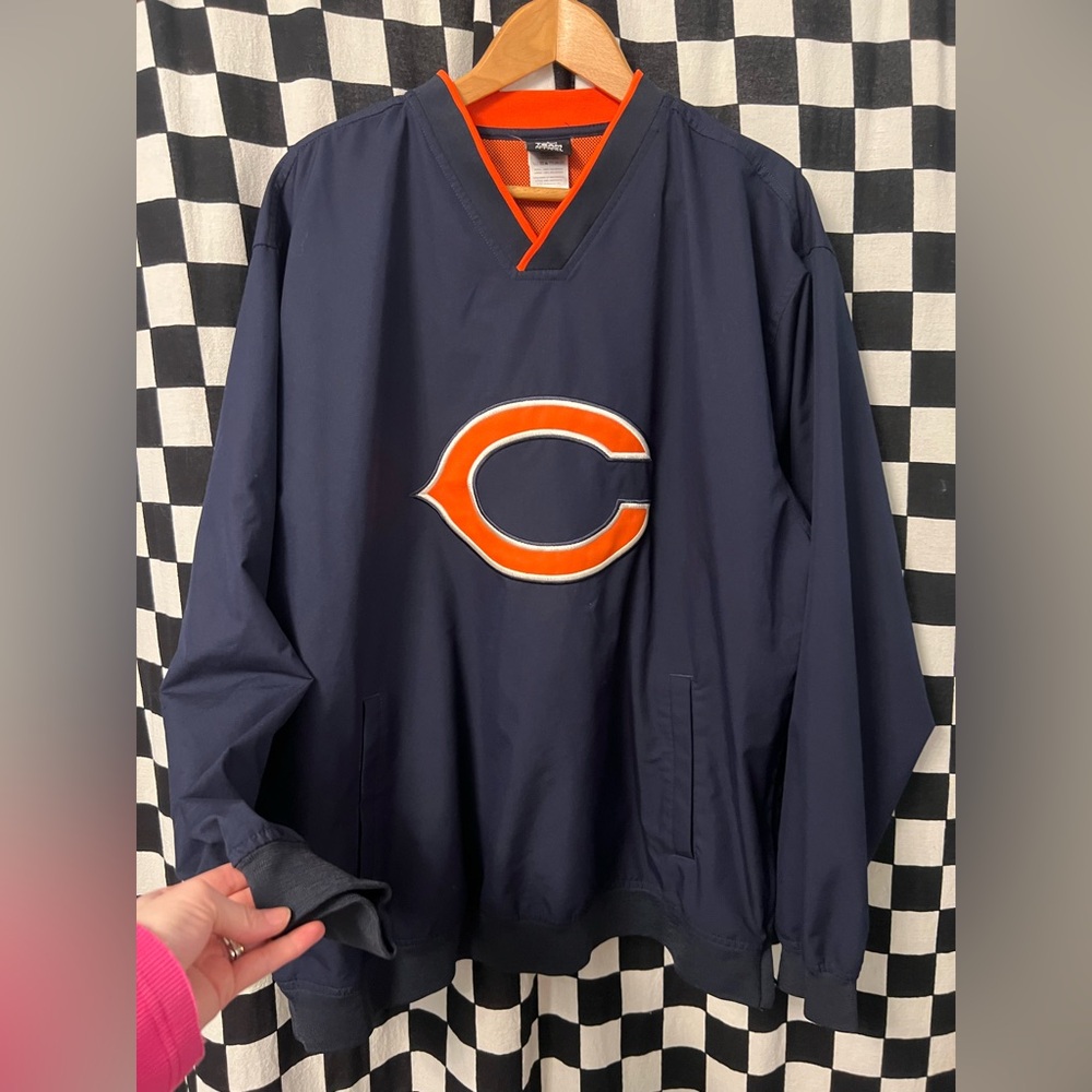 Chicago Bears Mems NFL Training Windbreaker Jacket